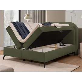 S-Style Möbel Boxspringbett Sonna 160 x 200 cm H3 Grün