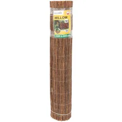 Schellenberg Sichtschutzmatte, Windschutz, robust, Natur, 100 x 300 cm, Weide
