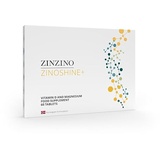 ZinZino ZinoShine+ Vitamin D3 & Magnesium Komplex - Magnesium Kapseln - Immunsystem Stärken - Vitamin D Vegan - Mit Magnesium Citrate, Bisglycinate & Mehr - Magnesium Complex Tabletten