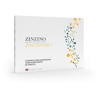 ZinZino ZinoShine+ Vitamin D3 & Magnesium Komplex - Magnesium Kapseln - Immunsystem Stärken - Vitamin D Vegan - Mit Magnesium Citrate, Bisglycinate & Mehr - Magnesium Complex Tabletten