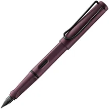 Lamy safari scarlet Füller mit polierter Stahlfeder in Strichbreite B