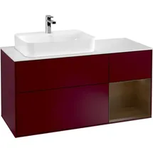 Villeroy & Boch Waschtischunterschrank 120 x 60,3 cm Rot