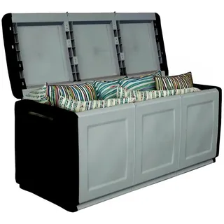 GarPet Gartenbox Auflagenbox Box für Gartenauflagen Terrasse Aufbewahrungsbox Garten Kissenbox Outdoor Gartentruhe XXL Wetterfest 410 L