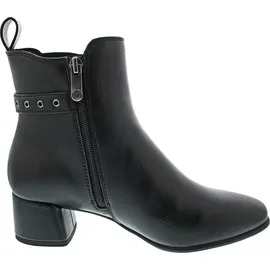 Marco Tozzi Chelsea Boots mit Blockabsatz Elegant, Schwarz (Black), 37 EU