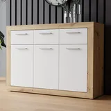 Forte Baccio 117,9 x 91,5 x 34 cm Artisan Eiche / Weiß