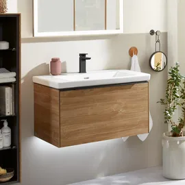 Villeroy & Boch Waschbeckenunterschrank 1 Auszug 77,2 x 43,2 x 47,8 cm Braun