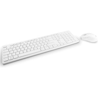 TECKNET Advanced v3 kabellos in weiß perfekt für Office PC Laptop, Multimedia Tastatur- und Maus-Set, mit QWERTZ Layout bestehend aus Funktastatur Funk Maus undUSBLadekabel weiß
