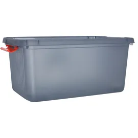 KIS Aufbewahrungsbox K Latch stapelbar (B x H x T) 590 x 180 x 390 mm Rauchgrau/Transparent 1 Stk