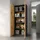 home collective Mehrzweckschrank 74 x 35 x 180 cm Grau/Braun