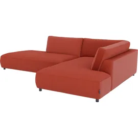 Musterring Eckcouch Polyester 3-Sitzer Orange