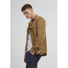 Brandit Textil Corduroy Classic Langarmhemd Camel 4XL