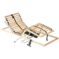 Lattenrost Elektrisch mit 28 Latten 7 Zonen 90x200 cm