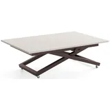 COUCHTISCH Axen höhenverstellbar ausziehbar, Kaschmir 120-160/80/38-75 cm