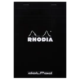 Rhodia Notizblock 16559C, dotpad, A5 80 g/m2, 80 Blatt, schwarz