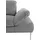 W.Schillig Ecksofa »enjoy&MORE, Designsofa, elegant und bequem, L-Form«, mit Sitztiefenverstellung, Füße silber matt, Breite 310 cm grau