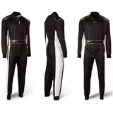 Speed Kartoverall Schwarz/weiß - Denver HS-2 Modell 2018 Racewear (XXL (2XL))