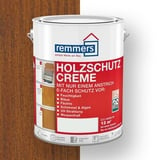 Remmers Holzschutz-Creme 3in1 nussbaum, 0,75 Liter, tropffreie Holzlasur für aussen, 3facher Holzschutz mit Imprägnierung + Grundierung + Lasur