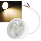ChiliTec LED-Modul 'Piatto N5' für Einbauleuchten, 5W, 390lm, EEK: F, 2900K, Ø 50 mm - CHILITEC LED Modul flach Ersatz GU10 Leuchtmittel 230V, 5Watt 370Lumen Ø50x24mm 38°, Lampe für Einbaustrahler Deckenspots - warmweiß