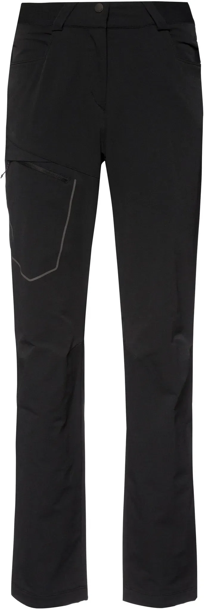 Salomon WAYFARER WARM Thermohose Damen in deep black, Größe 38 - schwarz