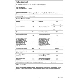 Siemens SN43HW10TE