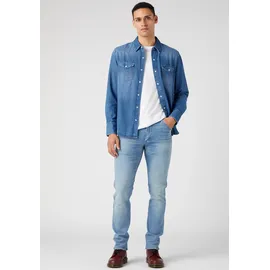 Wrangler 27mw Langarmhemd Icon Mid Stone 2XL