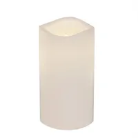 Star Trading Paul LED Stumpenkerze 15 cm weiß