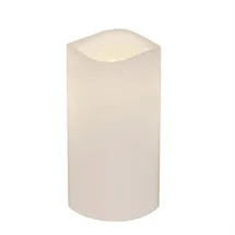 Star Trading Paul LED Stumpenkerze 15 cm weiß