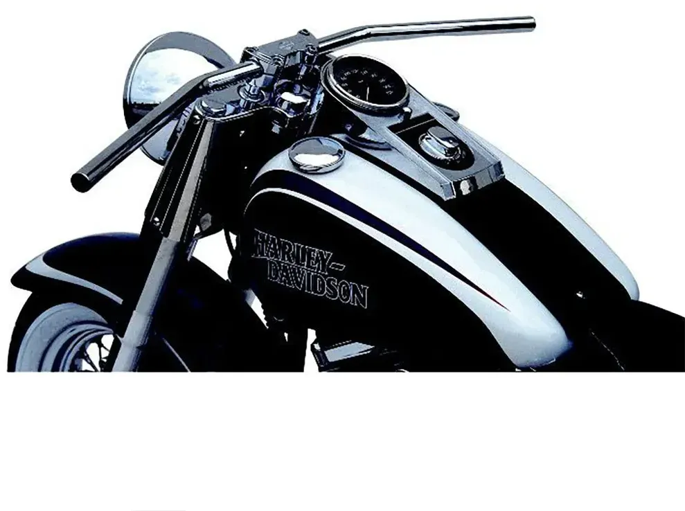 Trw Dragbar Long Cable Harley Davidson Fld 1690 Dyna Switchback 13 Dragbar-lenker - Chrome Plated - 25.4 mm