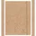 Clairefontaine 4x Sammelmappe mit Gummizug 24x32cm Kakao 83527C