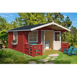 Lasita Maja Luna 3,6 x 3,6 m Rot