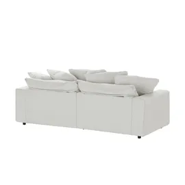Sofa.de Big Sofa Stoff 3-Sitzer Grau