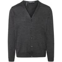 Maerz Muenchen Strickjacke MAERZ MUENCHEN "Maerz Muenchen 590800 Strickcardigan Herren Bekleidung", Herren, Gr. 54, grau (dunkelgrau), 100% Wolle (Merino), Strickjacken Strickjacke