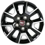FIAT Radkappen Original Fiat Alufelge mit Nabendeckel 1374083080, 16 in Zoll, (2-St) Traglast: 1040 Kg pro Alufelge