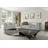 s-style möbel Polstergarnitur 2+1 Gustav aus Cord-Stoff mit bequemem Sitz, (1x 2-Sitzer-Sofa, 1x Sessel) grau