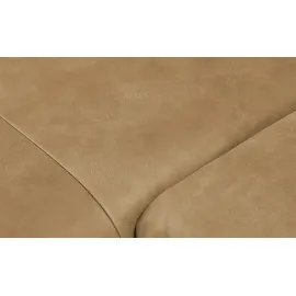 KOINOR Eckcouch Leder 3-Sitzer Braun