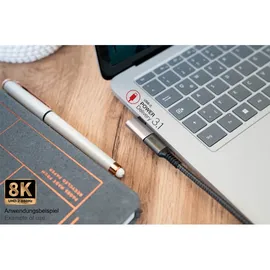 Good Connections USB 4.0 Gen. 3x2 Winkeladapter USB-C Stecker an USB-C Buchse