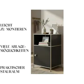 Floordirekt Concept Epure MK-040 Regal 40 x 40 x 65 cm Schwarz