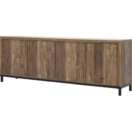 omg design Sideboard Vasto 220 x 80 x 45 cm Braun