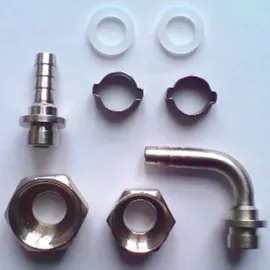 ich-zapfe CO2-Schlauchtüllenset, 8 Teile - 7mm