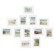 bomoe Bilderrahmen Set Ocean Weiß 13x18 cm 12er Set