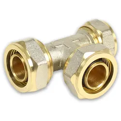 Klemmringverschraubung Schraubfitting Pipetec, T-Stück reduziert (Ausführung: 26 - 20 - 20 mm)