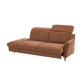 meinSofa Recamiere Mikrofaser 2-Sitzer Blau