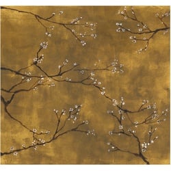 ART FOR THE HOME Fototapete „Chinese bloesem“ Tapeten 280 cm Länge Gr. B/L: 3 m x 2,8 m, gelb Fototapeten Natur