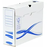 Fellowes Bankers Box Archivschachtel Basic 4460202 A4+ 100mm ws/bl 25 St./Pack