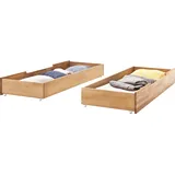 Home Affaire Bettschubkasten HOME AFFAIRE "Tommy", braun (wildeiche), B:166cm H:23cm T:62cm, Massivholz, Schubladen, Bettschubkasten, aus massivem Wildeichenholz, in unterschiedlichen Breiten