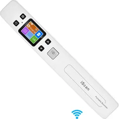 Scanner02 Wifi 1050DPI High Speed ​​Portable Wand Dokument & Bilder Scanner A4 Größe JPG / PDF Formate LCD Display für Business Reciepts Bü...