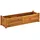 vidaXL Garten-Hochbeet Akazienholz 100 x 30 x 25 cm Grau