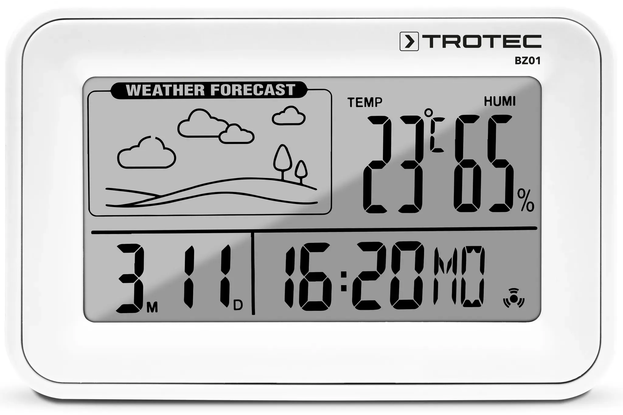 Trotec Réveil-station météo numérique BZ01