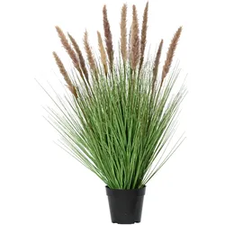 Kunstpflanze GRAS - braun