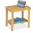 Relaxdays Badhocker aus Bambus 44 x 41,5 x 28 cm Natur